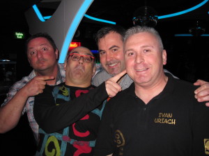 Tony Postigo, Mike Platinas, Javi Villegas e Ivan Uriach