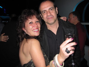 Cristina Manzano de Squash Gang junto a Stephanelli